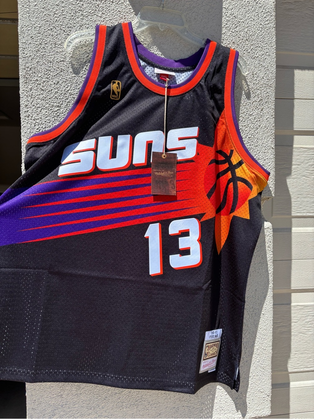 NWT Steve Nash #13 Retro Basketball Jersey
Stitched not ironed on